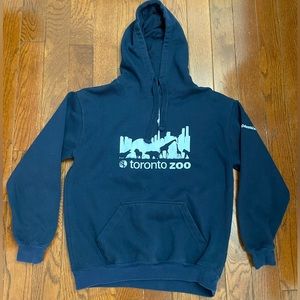 Blue and White Toronto Zoo Hoodie